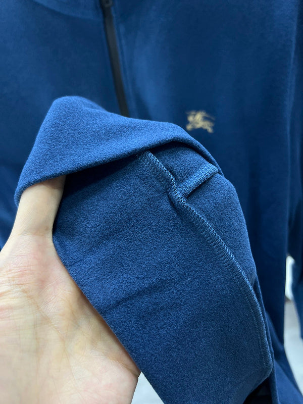 Close-up of Burberry designer clothing craftsmanship