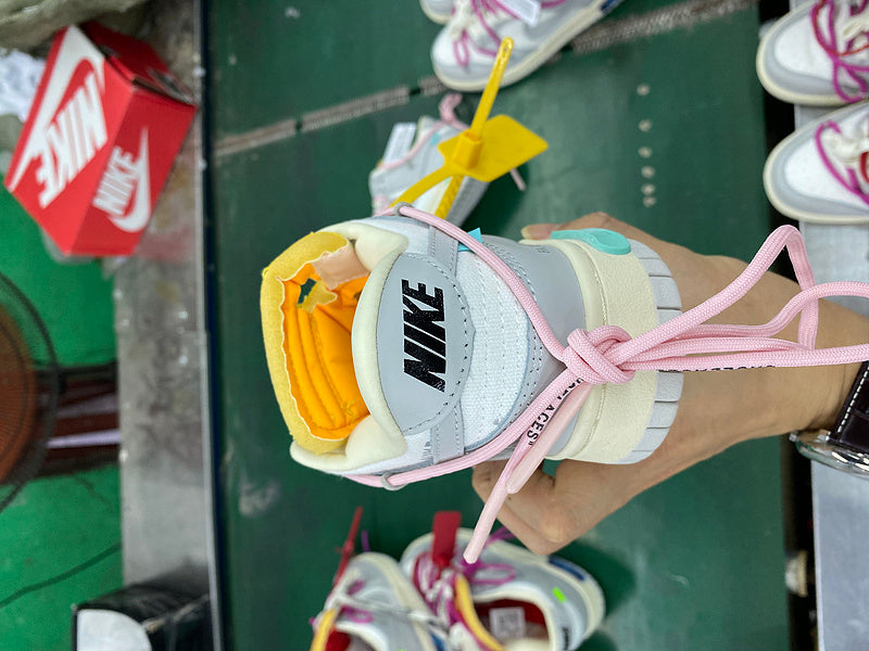 Nike crisp white luxury sneakers view 4 retro runner design