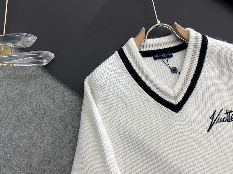 Side profile of Louis Vuitton luxury clothing with streetwear-inspired cut