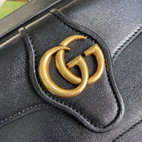 Back view of premium classic women's handbag – women's premium purse