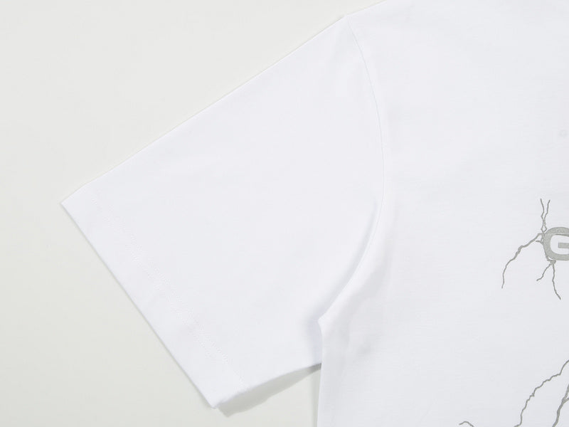 Side profile of Givenchy luxury clothing with monogram-inspired silhouette