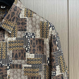 Full styled look of Louis Vuitton luxury clothing with logo-detail design