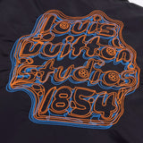 Front view of Louis Vuitton luxury clothing with contemporary cut