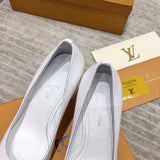 Louis Vuitton Red Chunky Platform Sneakers - Close-Up Texture View