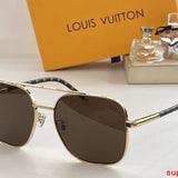 Side view of Louis Vuitton unisex sunglasses