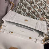 Side profile of premium classic women's handbag – women's everyday handbag