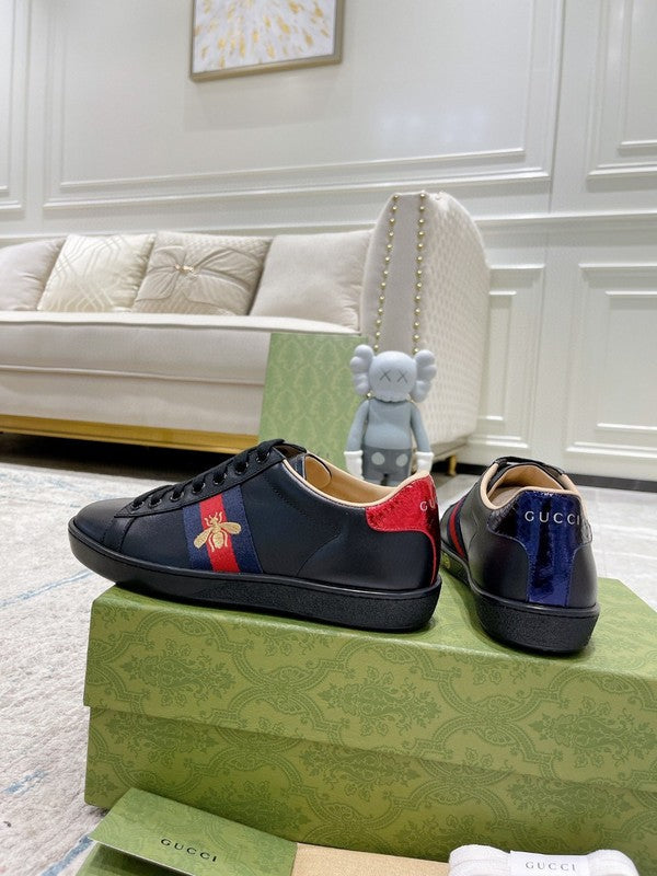 Gucci two-tone luxury sneakers view 8 minimalist modern build