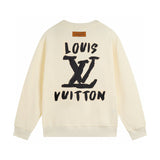 Close-up detail shot of Louis Vuitton luxury clothing with streetwear-inspired cut