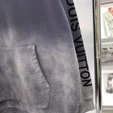 Back view of Louis Vuitton luxury clothing with relaxed-fit cut