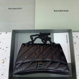 Structured Premium PU Leather Handbag - Sleek Minimalist Lines | Women's Fashion Handbag #277 - side angle view (image 2) of designer-inspired handbag