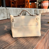 Close-up detail of structured bag design