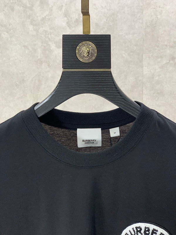 Burberry t-shirt close-up — premium authentic designer style