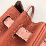  structured bag close-up of hardware and finish 89