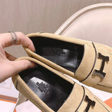 Hermes shoes Style 261 - styled lifestyle view (alternate angle)