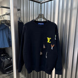 Back view of Louis Vuitton luxury clothing with streetwear-inspired cut