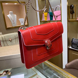 Classic Faux Leather Handbag - Modern Structured Build | Women's Fashion Handbag #1773 - interior view (image 6) of designer-inspired handbag