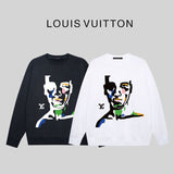 Close-up detail shot of Louis Vuitton luxury clothing with streetwear-inspired cut
