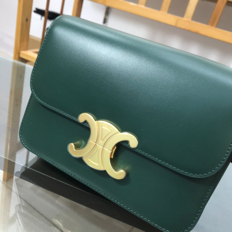 Front view of structured premium women's handbag – women's premium purse