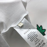 Side profile of Gucci luxury clothing with streetwear-inspired cut
