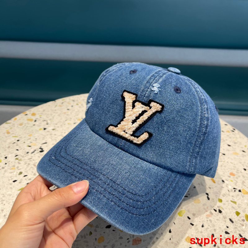 Side view of Louis Vuitton unisex cap