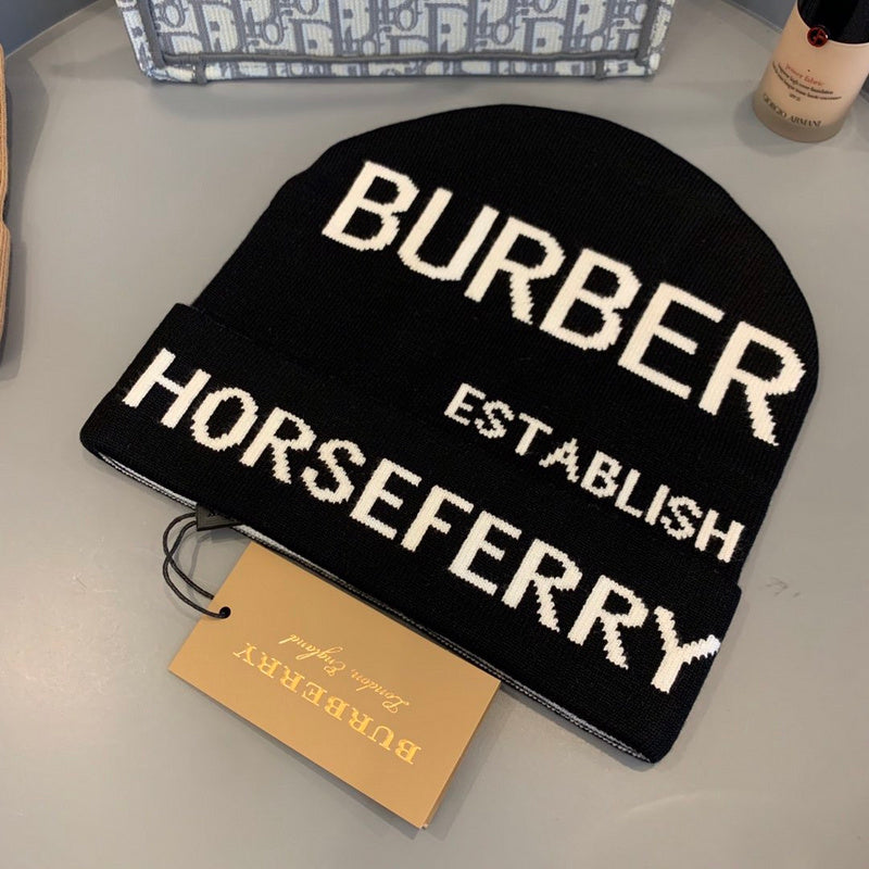 Front view of Burberry unisex cap