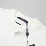 Flat lay presentation of Louis Vuitton cotton t-shirt with relaxed-fit cut