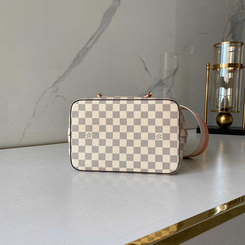 Back view of modern chic women's handbag – women's statement bag