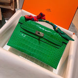 Close-up detail of considered bag design