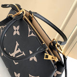 Handle and strap detail of elevated chic women's handbag – women's everyday handbag