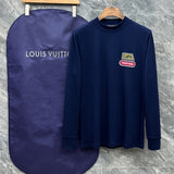 Back view of Louis Vuitton luxury clothing with streetwear-inspired cut