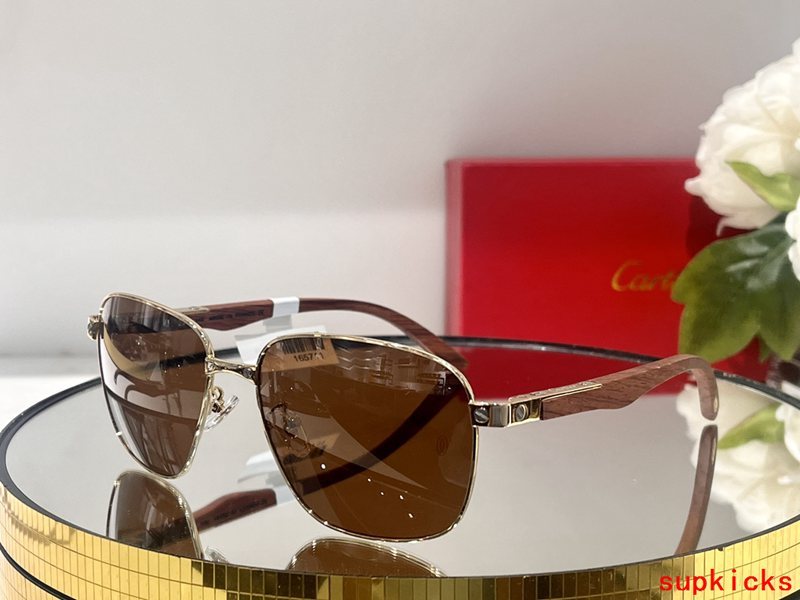 Lifestyle view of Cartier unisex sunglasses