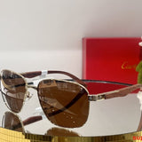 Lifestyle view of Cartier unisex sunglasses