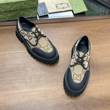 Gucci neutral cream luxury sneakers view 8 sleek tonal finish