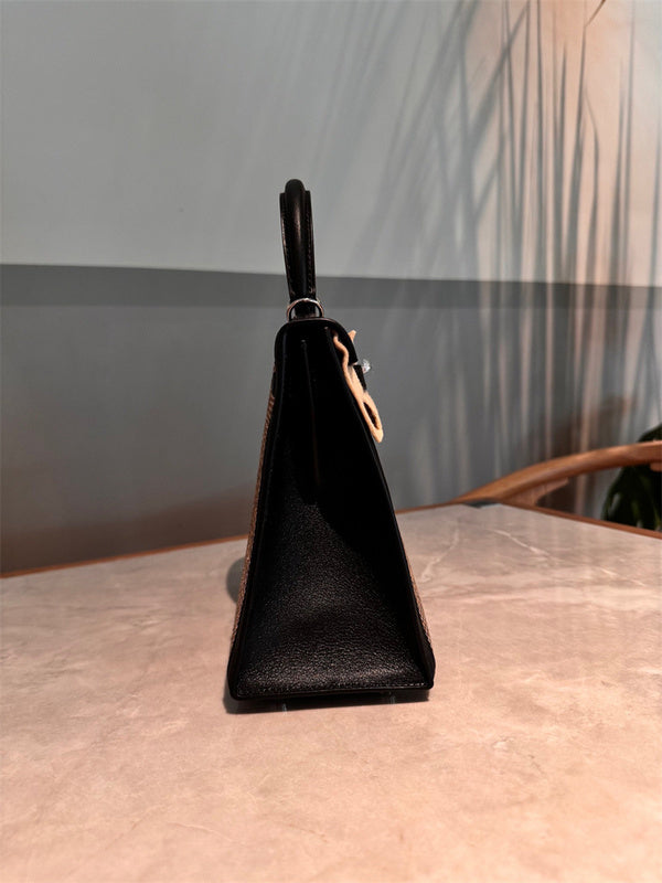 Close-up detail of refined bag design