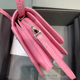Sophisticated Faux Leather Handbag - Premium Craftsmanship Detailing | Women's Fashion Handbag #588 - back view (image 4) of designer-inspired handbag