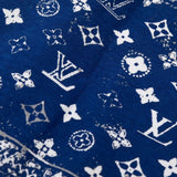 Front view of Louis Vuitton luxury clothing with signature branding