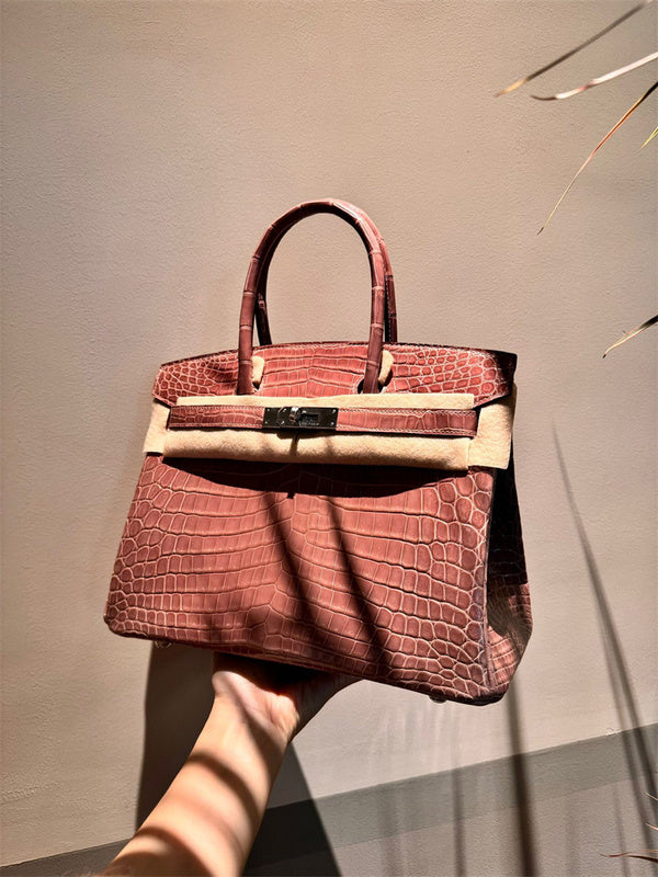 Close-up detail of statement bag design