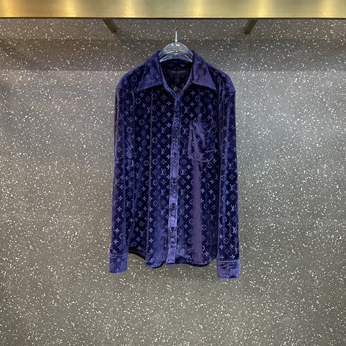 Front view of Louis Vuitton luxury clothing with everyday silhouette