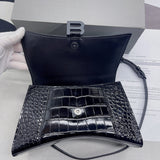 Bold Faux Leather Handbag - Modern Structured Build | Women's Designer-Inspired Purse #675 - side angle view (image 14) of designer-inspired handbag