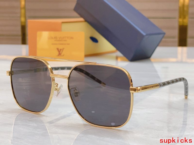 Side view of Louis Vuitton unisex sunglasses