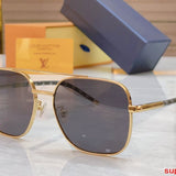 Side view of Louis Vuitton unisex sunglasses
