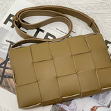 Structured Faux Leather Handbag - Polished Finish | Women's Statement Accessory #1614 - close-up detail shot (image 3) of designer-inspired handbag