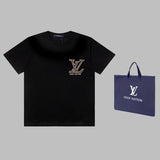 Back view of Louis Vuitton cotton t-shirt with logo-detail design