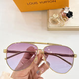 Lifestyle view of Louis Vuitton unisex sunglasses
