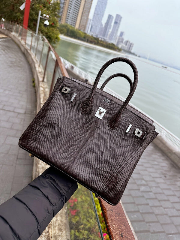 Tailored bag shown from front angle