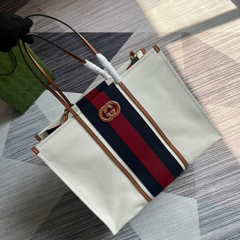 Top view of classic signature women's handbag – women's designer-style accessory