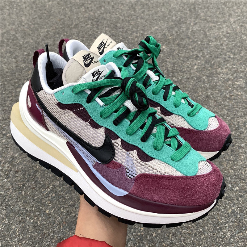 Nike two-tone luxury sneakers view 19 breathable knit upper