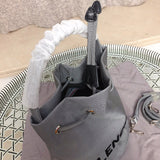 Back view of refined premium women's handbag – women's luxury handbag