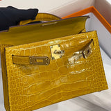 Close-up detail of timeless bag design