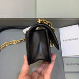 Structured Premium PU Leather Handbag - Refined Silhouette | Women's Everyday Carry Handbag #414 - back view (image 4) of designer-inspired handbag